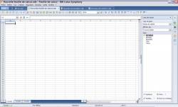 Interface Symphony Spreadsheets (cliquez pour agrandir) Interface Symphony Spreadsheets
